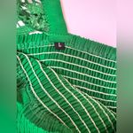 Unbranded Boho Lace Sleeveless Square Neck Ruffle Maxi Dress with Pockets size L Green Size L Photo 12