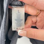 Butter Supersoft Women's Charcoal Gray Rhinestone Thumbhole Hoodie Size Large Photo 8