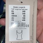 Amoena Modern Jungle Blouson Top | Twilight Blue / Leafy Green | Size 8 Photo 3