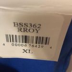 NWT Butter Soft Stretch Xl Blue Scrub Top Photo 5