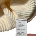 Princess Polly  Size M/L Morley Off‎ Shoulder Ribbed Sweater Cream Thumb Holes Photo 5