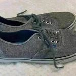 Vans off the walls grey and whites women’s sz 8 men’s sz 6.5 *flaws casual comfy Photo 1