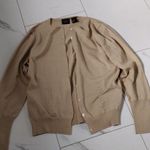 Tailor B. Moss Beige Cardigan & Sleeveless Sweater Set M Tan Size M Photo 2