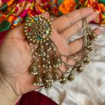 Multicolor Golden Bahubali Jhumka Photo 3