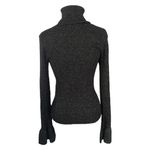 Veronica Beard  Lilia Sweater Metallic Knitted Turtleneck Flared Cuff Women's XS Photo 1