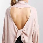 BKE Brushed Knit Ribbed Turtleneck Top Photo 0