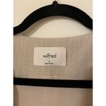 Aritzia Wilfred Button Down Vest Top Sleeveless Oatmeal Tan Neutral EUC Wool 0 Photo 3