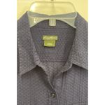 Eddie Bauer 100% Cotton Blue Vintage Blue Blouse Photo 3