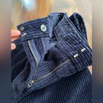 COS  Corduroy Wide Leg Navy Pants Size 8 Photo 5