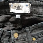 Paige Jeans Skyline Skinny In Black Ink Womens Size 26 Denim Pants Photo 7
