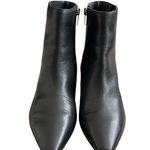 Marc Fisher Tammea Pointed Toe Leather Ankle Boots Women’s Size 7 Low Block Heel Photo 1