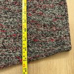 Pure Jill Marled Knit Sweater Red Black White Wool Cashmere Asymmetrical Medium Photo 7