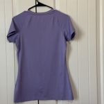 Nike Pro Dri-Fit Short Sleeve Athletic Shirt Womens M Purple Gym Photo 2