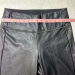 Athleta  All Over Gleam Tight Faux Leather Legging Women's High Rise Black Size M Photo 4