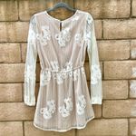Lovers + Friends  Revolve Haiden Dress in Ivory White Dress Size S Long Sleeve Photo 7