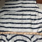 Maison Jules Black & White Striped Lace Fit & Flare Dress SZ M Photo 3