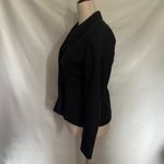 Anne Klein Y2K  Pinstripe Womens Blazer Sz OP Gray Career Quiet Luxury Academia Photo 4