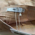 Adika Plaid Pleated Mini Skirt Women’s XS Brown Checkered Tennis Schoolgirl Y2K Photo 2