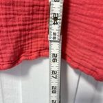 Urban Outfitters  out from under coral pink gauze button down size small Photo 5