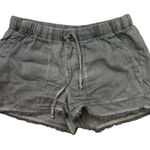 Bella Dahl  Womens Grey Frayed Hem Drawstring Shorts‎ Size XS Photo 0