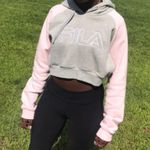 FILA USA Crop Cropped Hoodie Women’s Large Photo 1