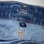 AGOLDE Chloe Low Rise Slim Distressed Denim Blue Jeans Pants size 30 A001-2062 Photo 8
