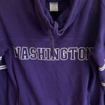 Victoria's Secret PINK Washington Purple Cowl Neck Long Sleeve Sweatshirt XS Photo 3