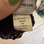 COOGI VINTAGE  chevron‎ sequin bikini bottoms SIZE MEDIUM side tie Y2K Photo 11