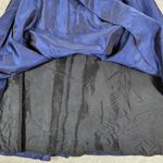 J.R. Nites by Caliendo Taffeta Maxi Skirt Womens 10 Blue Pleated A Photo 7