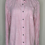 Natural Reflections  Red Striped Tunic Sz Medium Photo 0