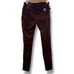 Carhartt Fitted Utility Leggings Women’s Size XS Burgundy Stretch Workwear Photo 1