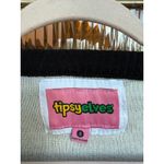 Tipsy Elves  Black Santa Unicorn Ugly Christmas Sweater Womens Size Small Photo 2