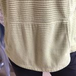 Tek Gear  Textured Yellow 1/4 Zip Jacket with Pocket Women's Size L Large Photo 4