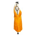 ZARA  Orange Contrasting Satin Effect Slip Dress Size M Photo 4