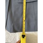 BCBG MaxAzria Women's 2PC Suit Size M/One-Button Jacket Wide Leg Pants Gray Wool Photo 6