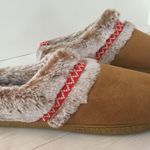 Plush Slippers, Size 11/12 Tan Photo 0
