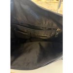 Ralph Lauren Lauren  Hobo Bag Womens Large Black Straw Shoulder Purse Work Office Photo 6