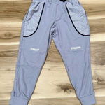 Gymshark Movement Mesh Ankle Crop Jogger Sweatpants Lilac Gray Women's Small Photo 0