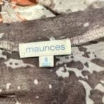 Maurice's Floral Flower Design Semi Sheer Shirt Womens garden small indie sleaze Photo 5