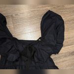 Peter Som  Flutter Sleeve Black Babydoll Dress size 4 Photo 7