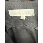 Veronique Branquinho Black Blouse Top Size 38 100% Wool Deep V High Neck Metal Photo 5