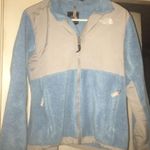 The North Face Light Blue Fleece Zipper Jacket Ladies Small  Photo 0