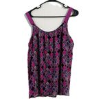 Lane Bryant  Purple and Pink Sleeveless Relaxed Tank Top Photo 2