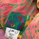 Jams World Vintage  Dress Womens‎ M Tropical Print Hawaiian Sleeveless Vacation Photo 6