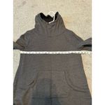 Gaiam  Women Soft Fleece‎ Yoga Dress Sweater Charcoal Heather Grey Small S Photo 3