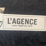 L'Agence NWT Jane Leopard Tank Top in Black Photo 4