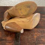 Very Volatile  Tan Leather Heeled Ankle Boots w/Buckle 3" Size 8.5 Photo 4