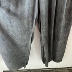 Soft Surroundings Charcoal Gray Camilla Wide Leg Jumpsuit Style 3AF67 Medium P Photo 5