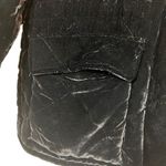 Ralph Lauren  Quilted Black Velvet Silk Blend Jacket Photo 4