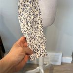 Reformation Pinto Long Sleeve Blouse, white/blue floral print Photo 4